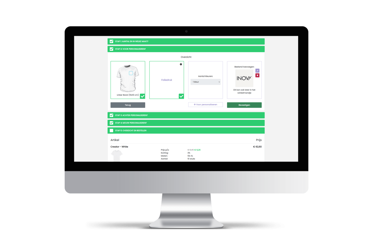 Producten configurator