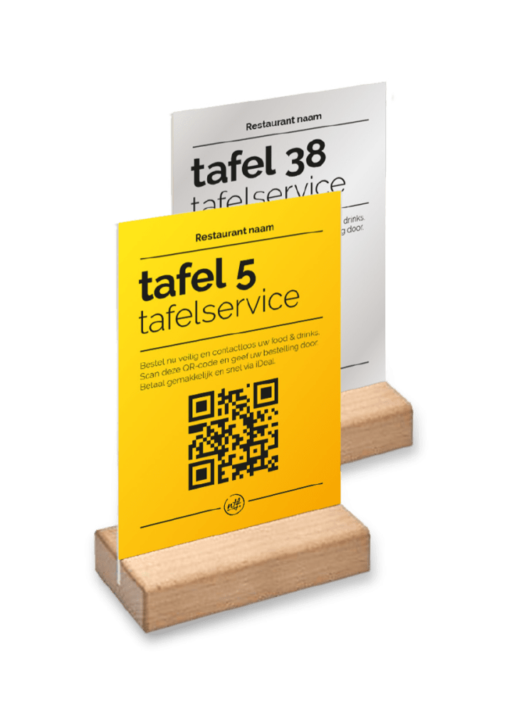 QR tafelkaarten