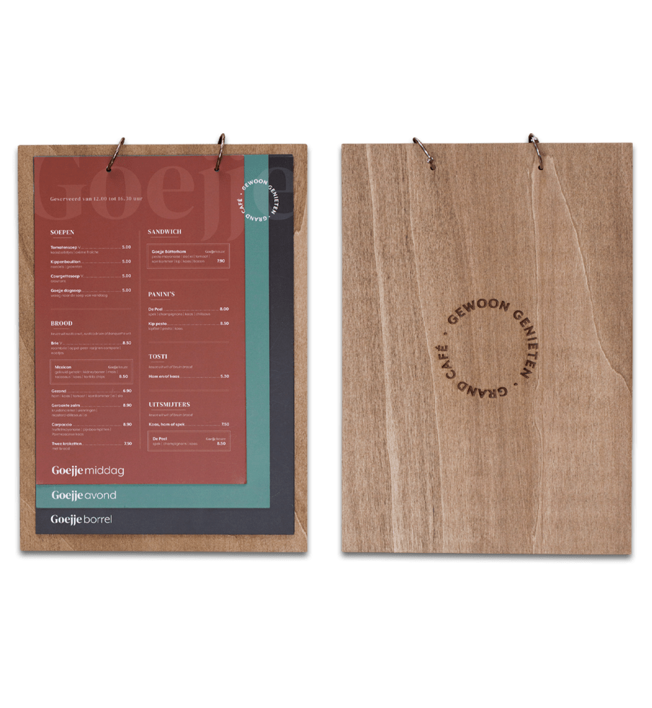 menukaart